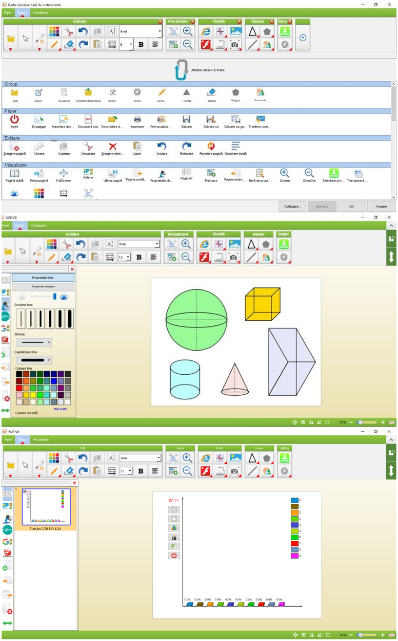 Pachet interactiv IQboard Expert UST 94" Innovative Teaching tabla interactiva functii