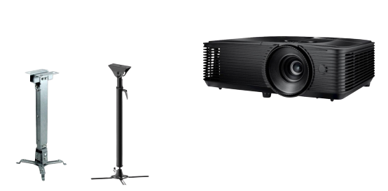 Suport profi x 2 VP Optoma negru